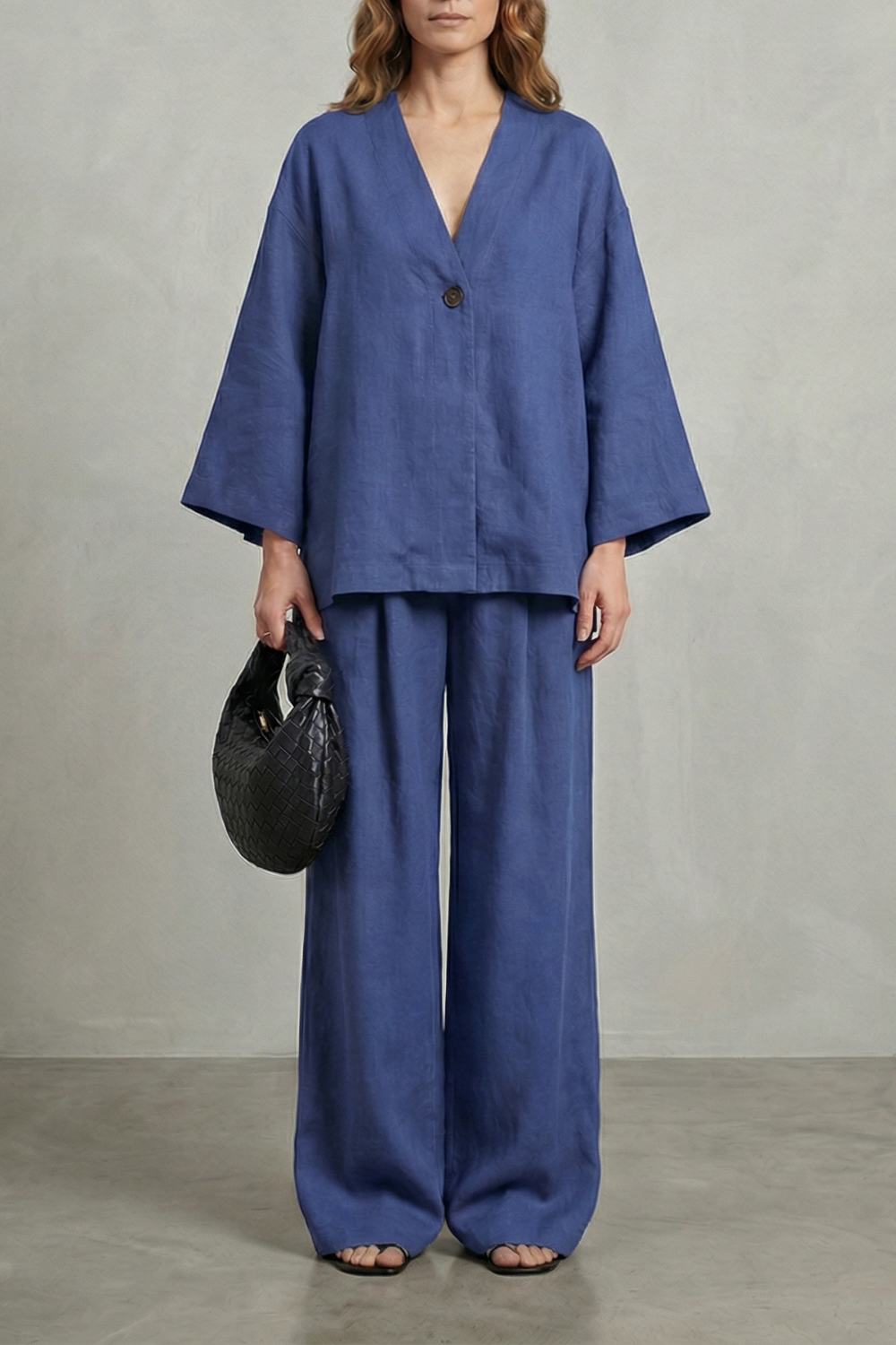 Morvella – Relaxed wrap silhouette – Two piece set-10644331168087-OLVIA ROSE LONDON