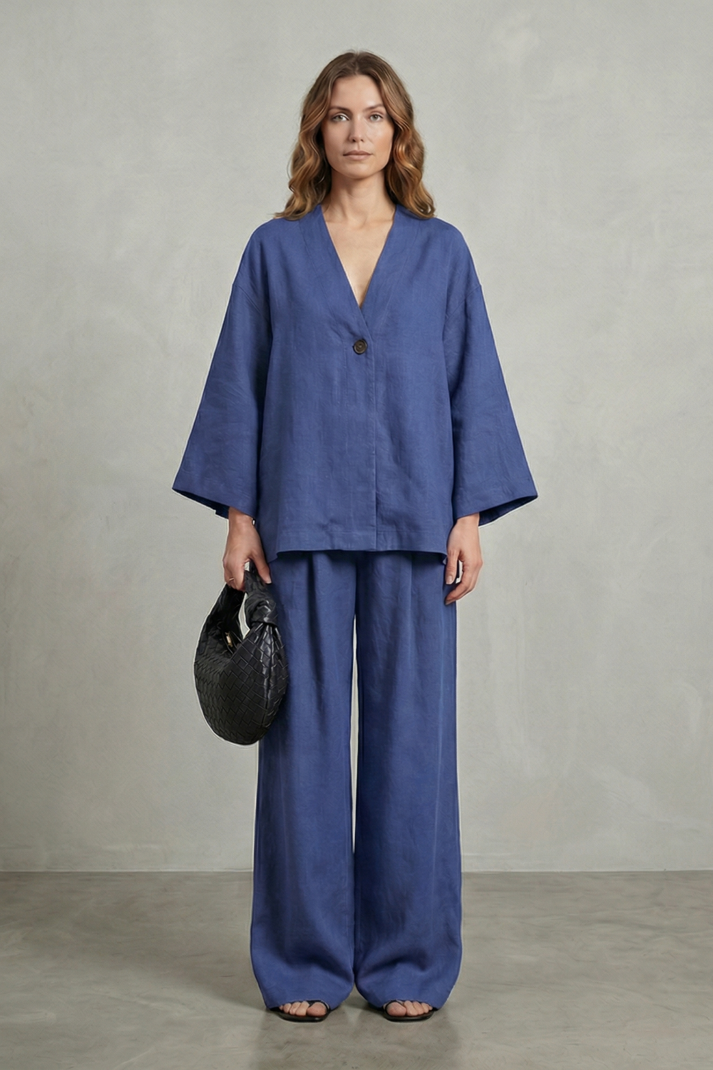 Morvella – Relaxed wrap silhouette – Two piece set-10644331168087-OLVIA ROSE LONDON