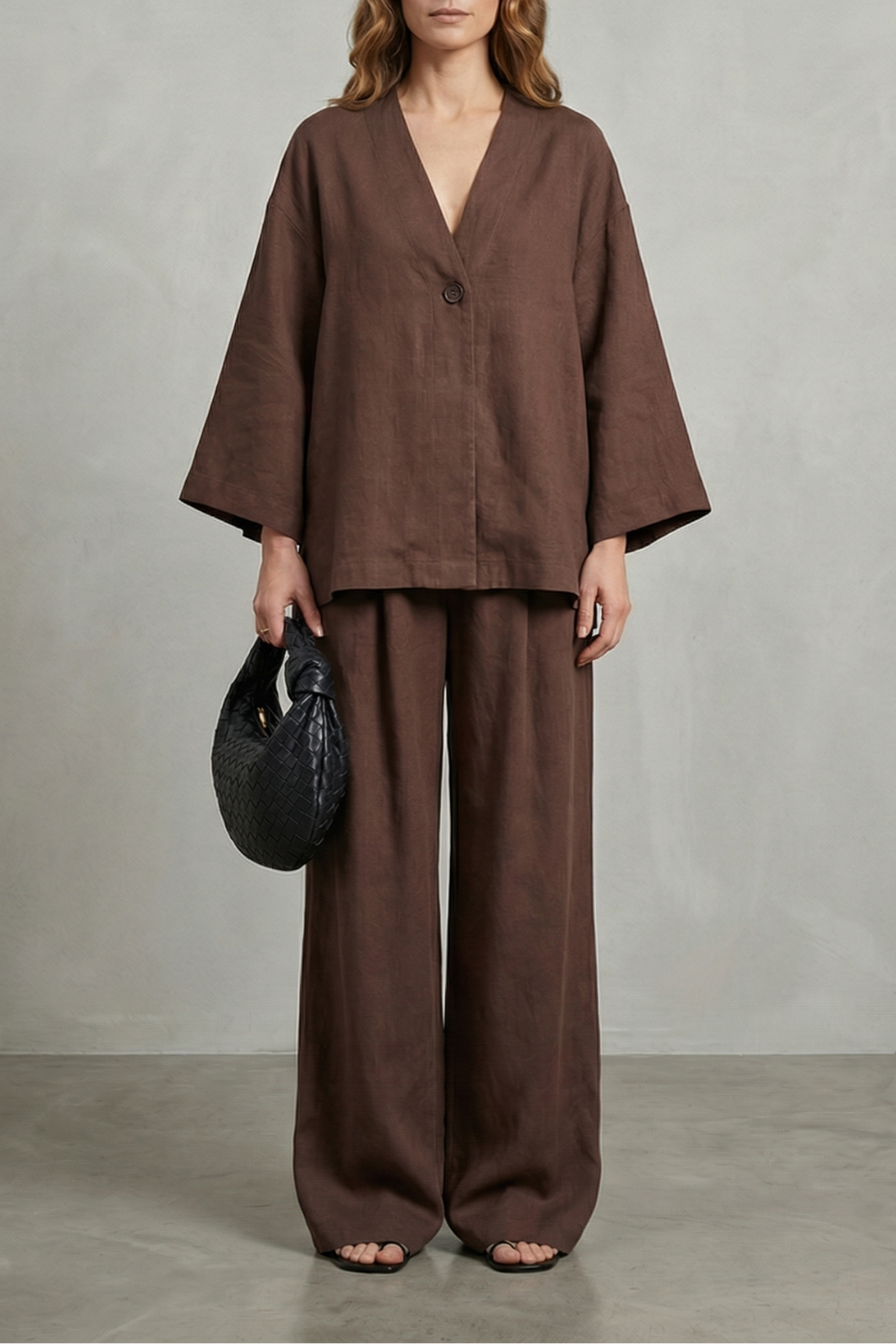 Morvella – Relaxed wrap silhouette – Two piece set-10644331168087-OLVIA ROSE LONDON