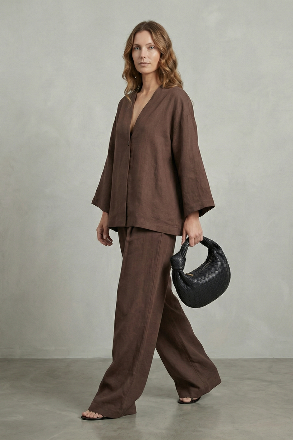 Morvella – Relaxed wrap silhouette – Two piece set-10644331168087-OLVIA ROSE LONDON