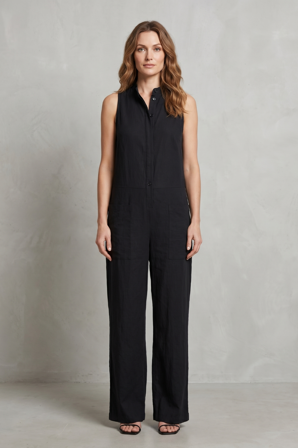 Noirvane – Relaxed minimalist silhouette – Jumpsuit-10642278744407-OLVIA ROSE LONDON