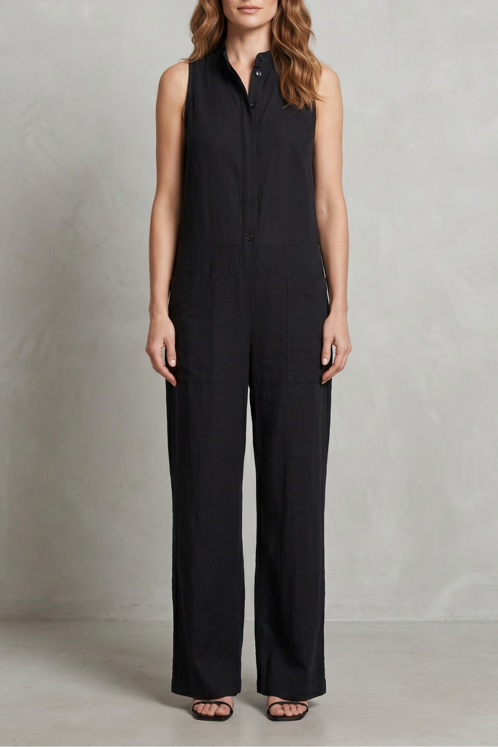 Noirvane – Relaxed minimalist silhouette – Jumpsuit-10642278744407-OLVIA ROSE LONDON