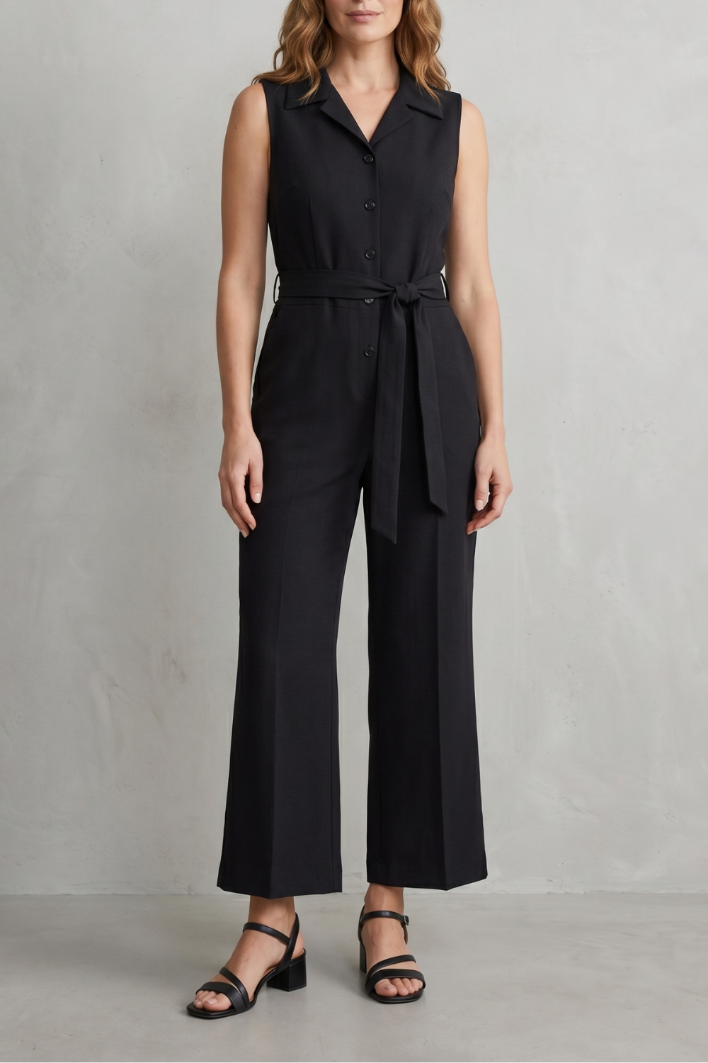 Orléane – Belted office elegance – Wide-leg jumpsuit-10908545188183-OLVIA ROSE LONDON