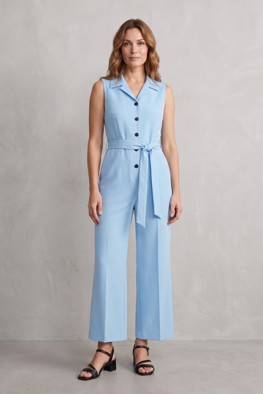 Orléane – Belted office elegance – Wide-leg jumpsuit-10908545188183-OLVIA ROSE LONDON