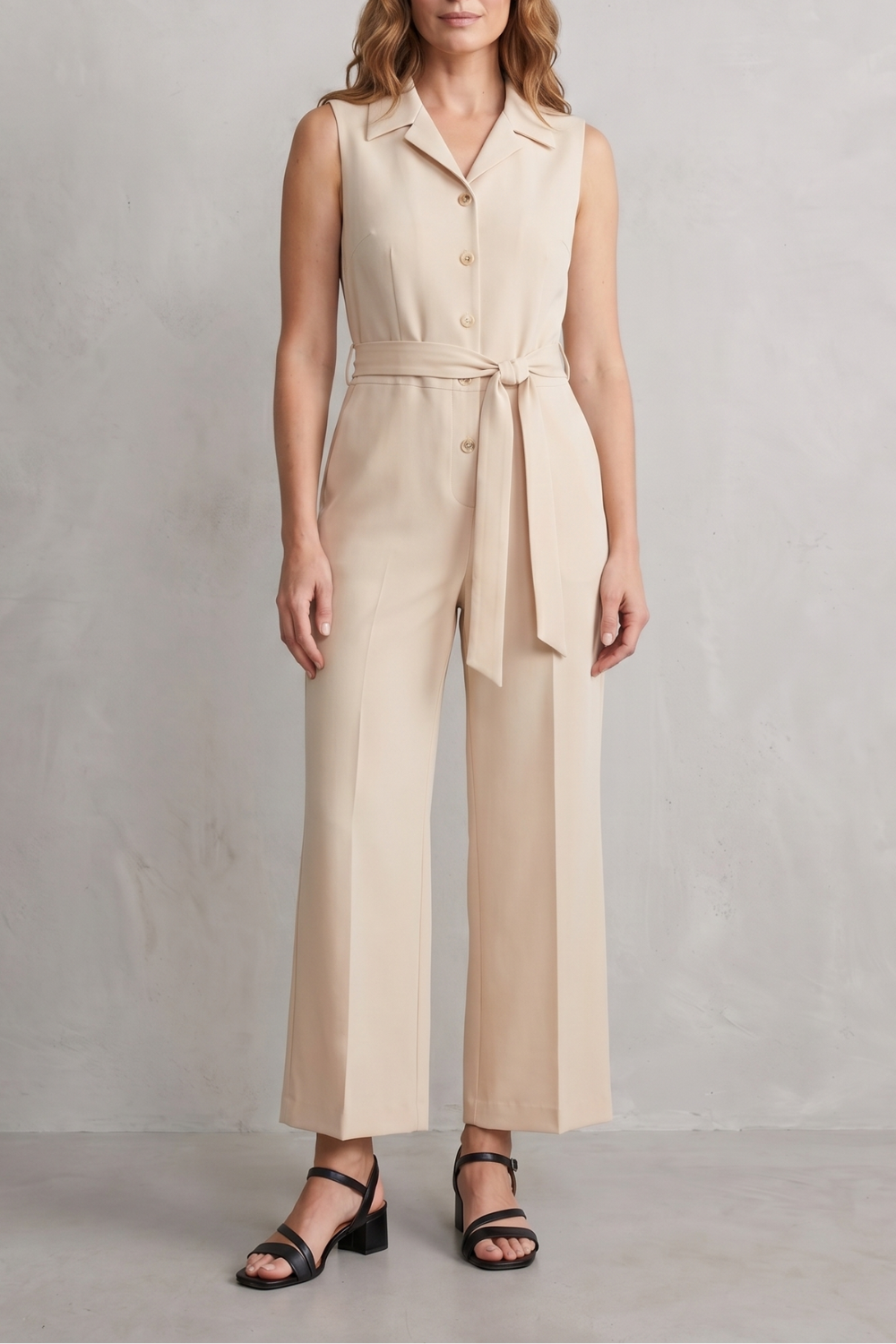 Orléane – Belted office elegance – Wide-leg jumpsuit-10908545188183-OLVIA ROSE LONDON
