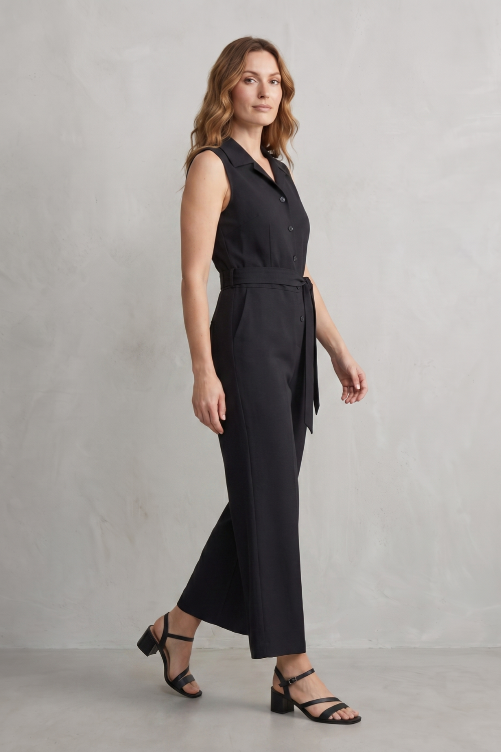 Orléane – Belted office elegance – Wide-leg jumpsuit-10908545188183-OLVIA ROSE LONDON