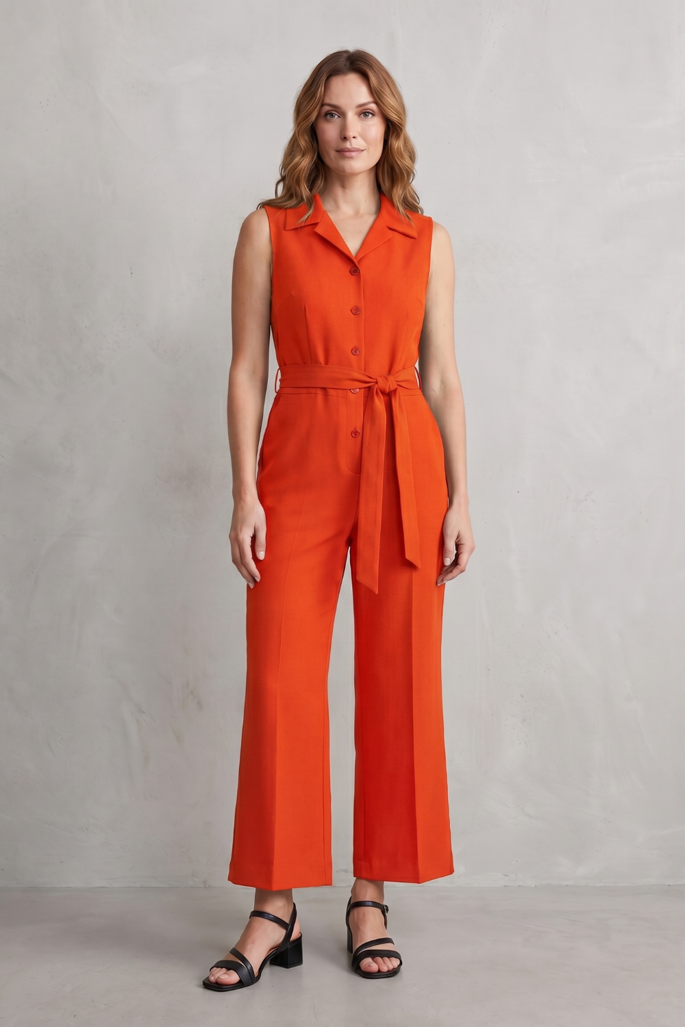 Orléane – Belted office elegance – Wide-leg jumpsuit-10908545188183-OLVIA ROSE LONDON