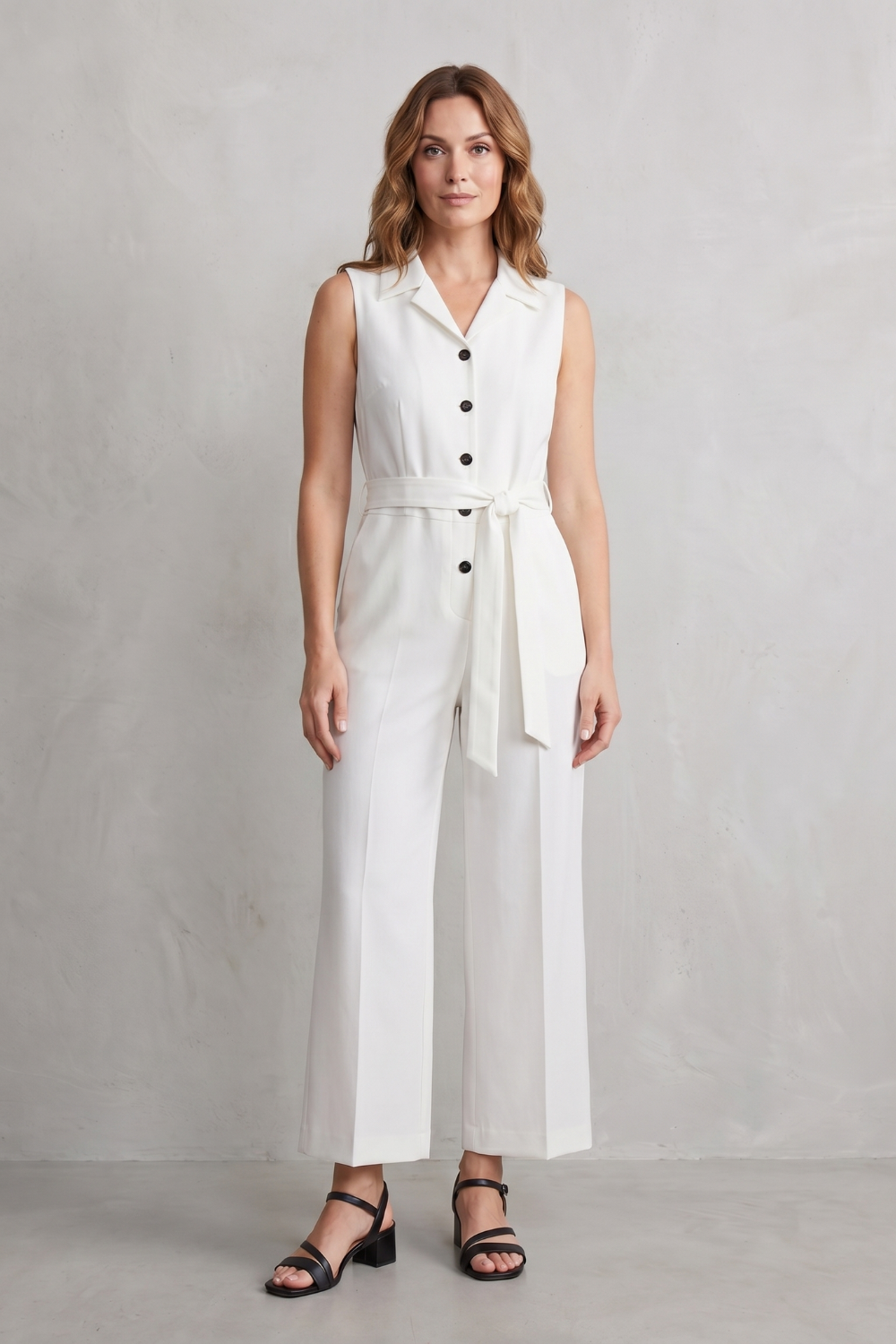 Orléane – Belted office elegance – Wide-leg jumpsuit-10908545188183-OLVIA ROSE LONDON