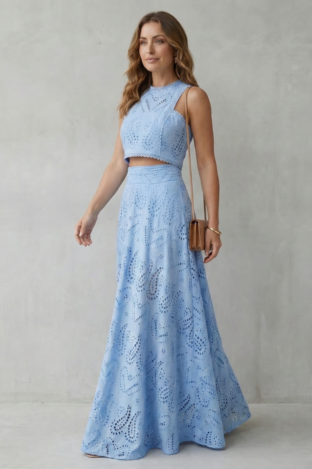 Parivelle – Embroidered lace elegance – Skirt set-10747278983511-OLVIA ROSE LONDON