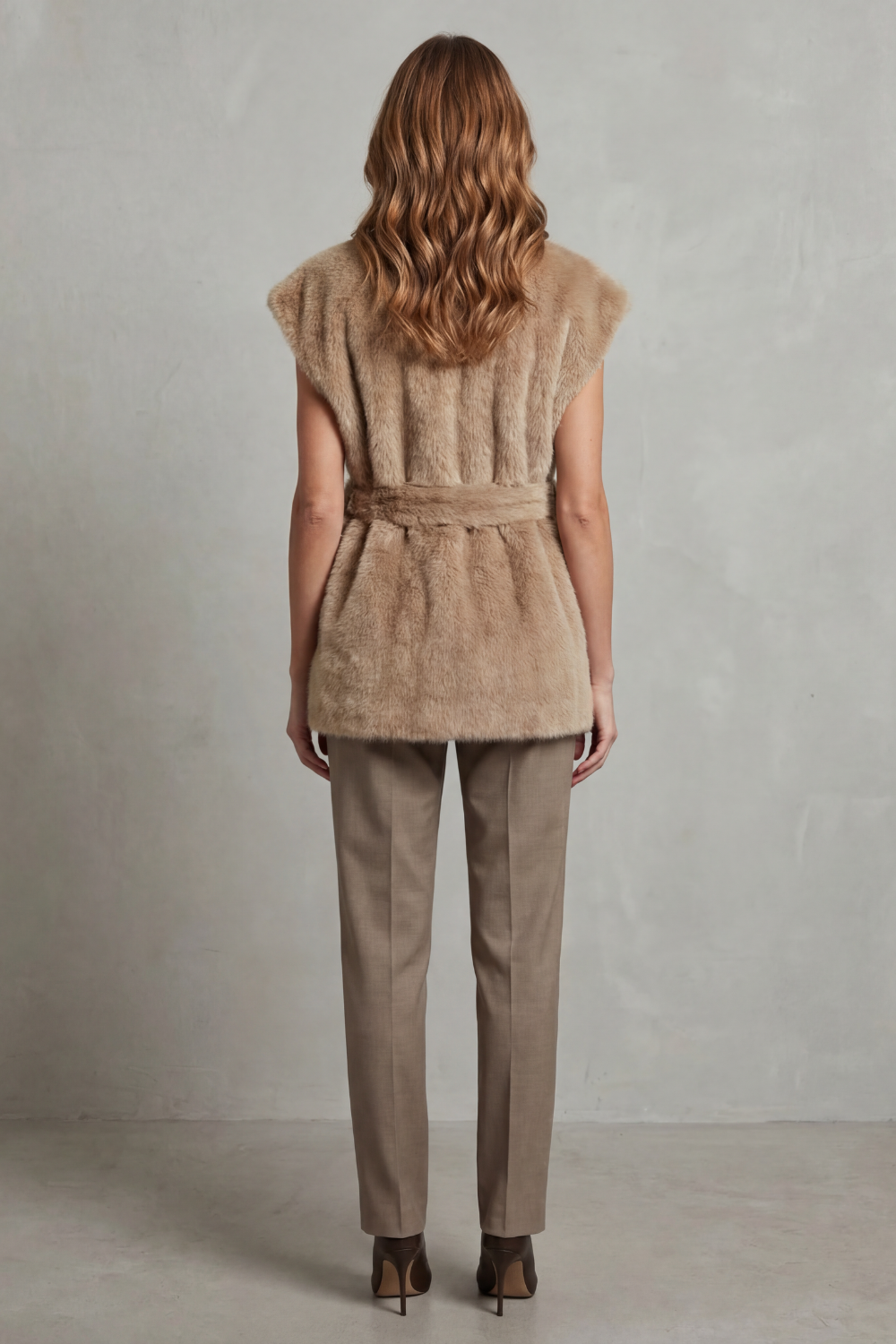 Quinn – Belted Faux Fur Vest – Winter Luxe Layer-10490774946135-OLVIA ROSE LONDON