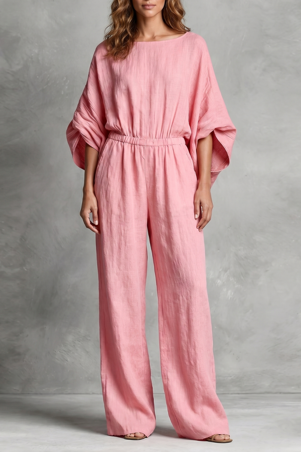 Rosaline – Relaxed bohemian silhouette – Wide-leg jumpsuit-10924862767447-OLVIA ROSE LONDON