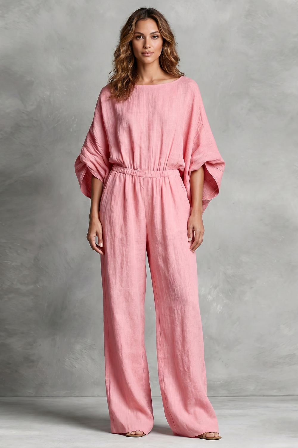 Rosaline – Relaxed bohemian silhouette – Wide-leg jumpsuit-10924862767447-OLVIA ROSE LONDON
