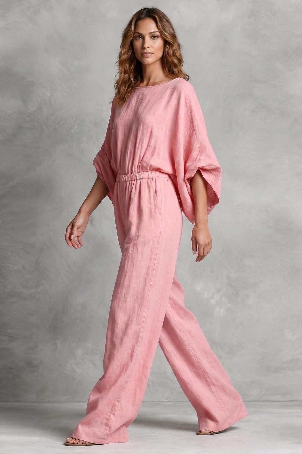 Rosaline – Relaxed bohemian silhouette – Wide-leg jumpsuit-10924862767447-OLVIA ROSE LONDON