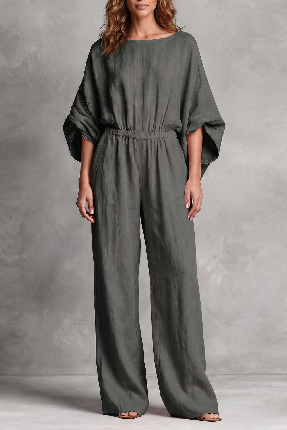 Rosaline – Relaxed bohemian silhouette – Wide-leg jumpsuit-10924862767447-OLVIA ROSE LONDON