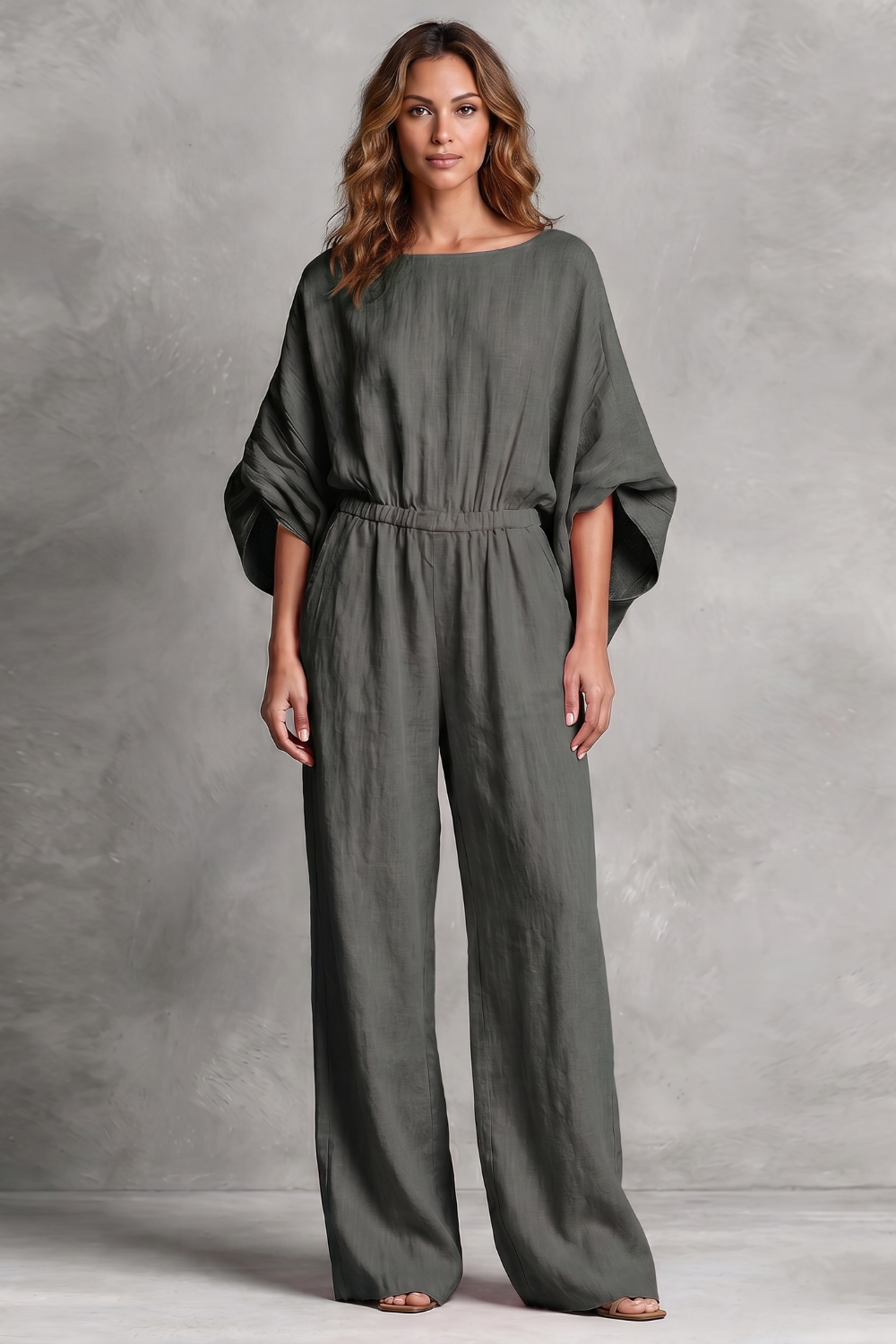 Rosaline – Relaxed bohemian silhouette – Wide-leg jumpsuit-10924862767447-OLVIA ROSE LONDON