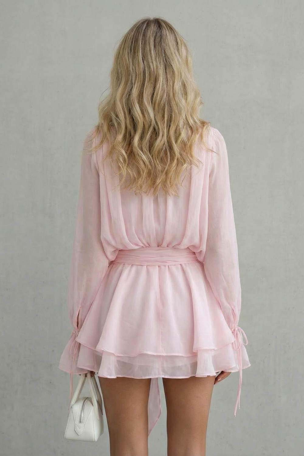 Rosaline – Rose detail elegance – Mini dress-10747080606039-OLVIA ROSE LONDON