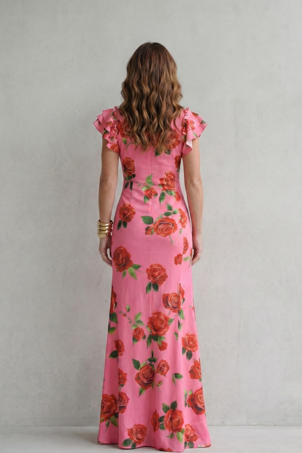 Rosavelle – Romantic rose print – Maxi dress-10747026932055-OLVIA ROSE LONDON