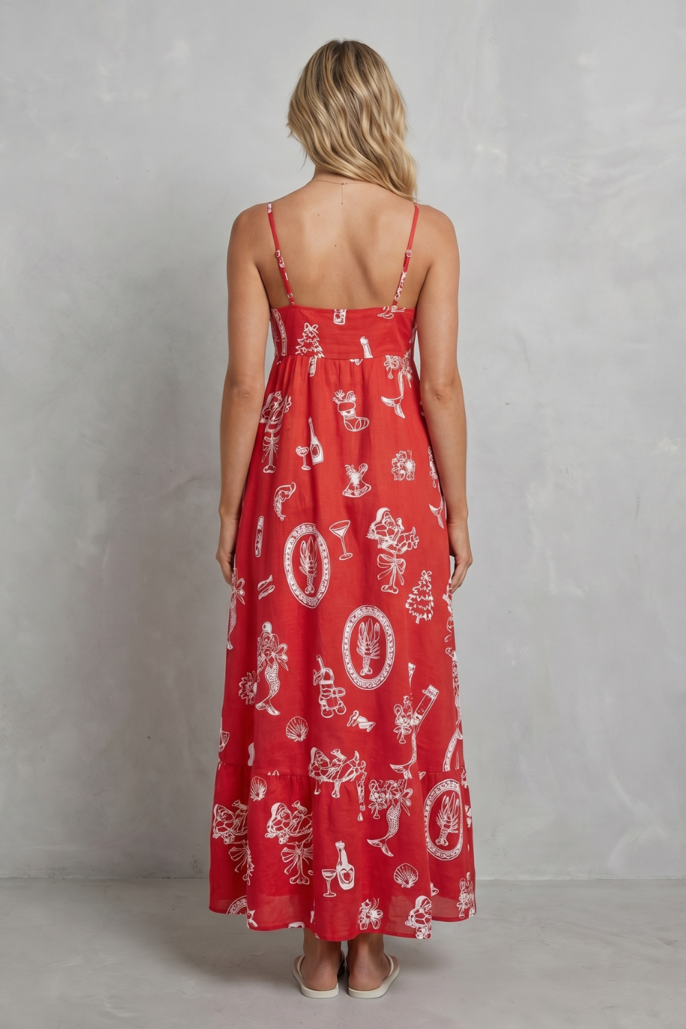 Rosavina – Playful print charm – Maxi dress-10755683942743-OLVIA ROSE LONDON