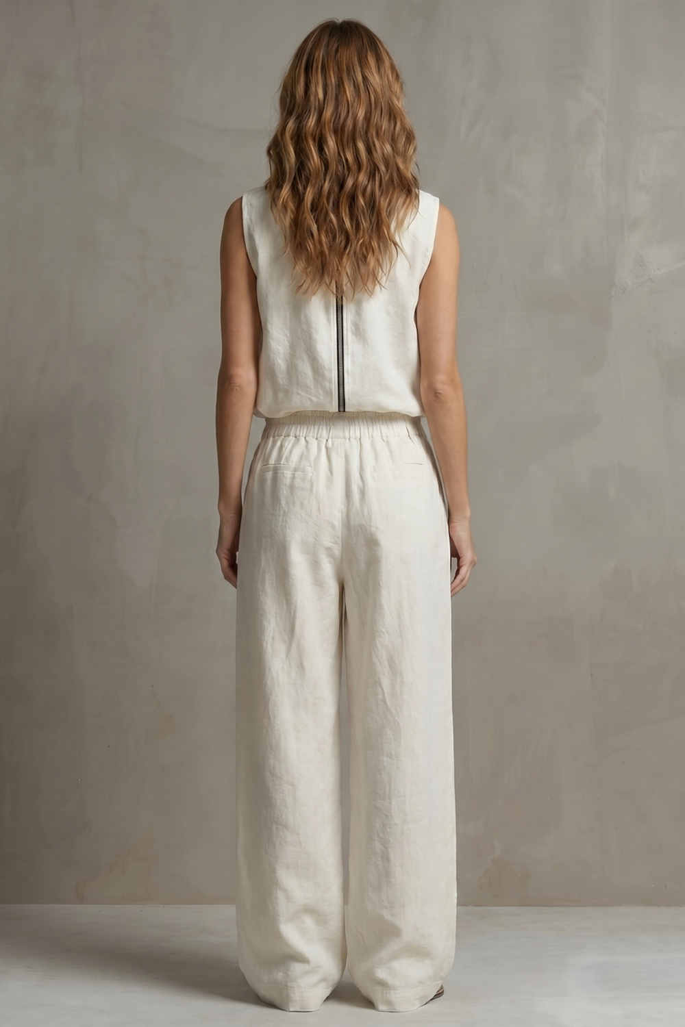 Roselune – Relaxed zip-front elegance – Trouser set-10914566046039-OLVIA ROSE LONDON