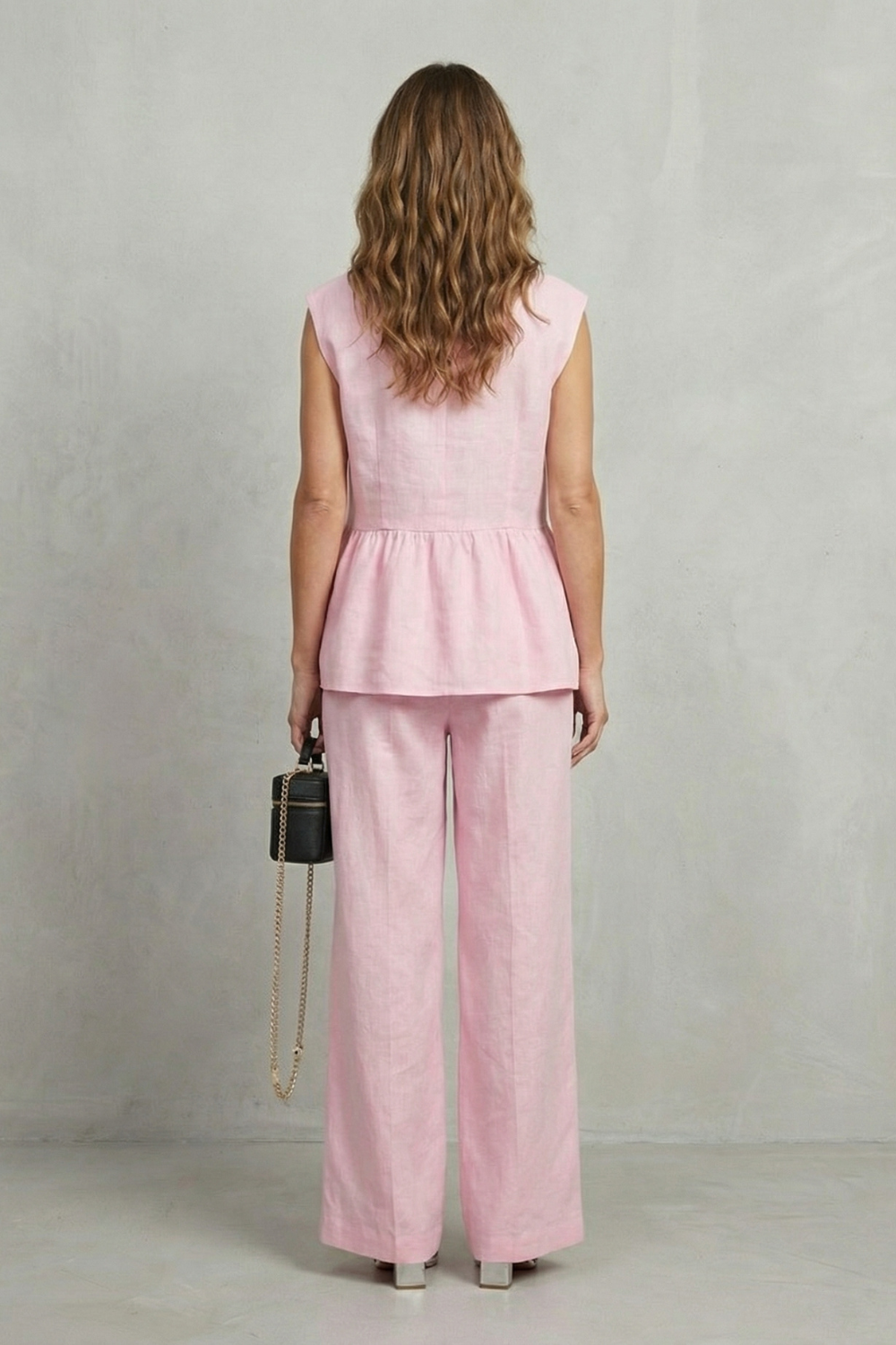 Rosélune – Soft ruffle elegance – Top and trouser set-10642278646103-OLVIA ROSE LONDON