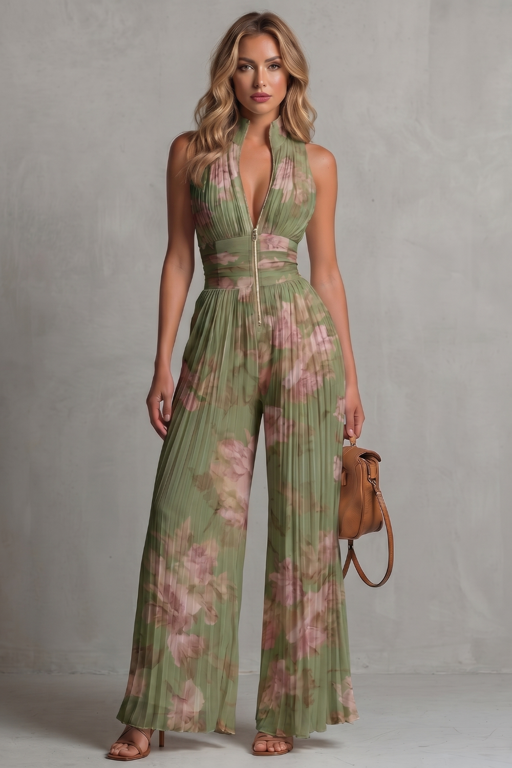 Seraphina – Pleated halter elegance – Wide-leg jumpsuit-10908512387415-OLVIA ROSE LONDON