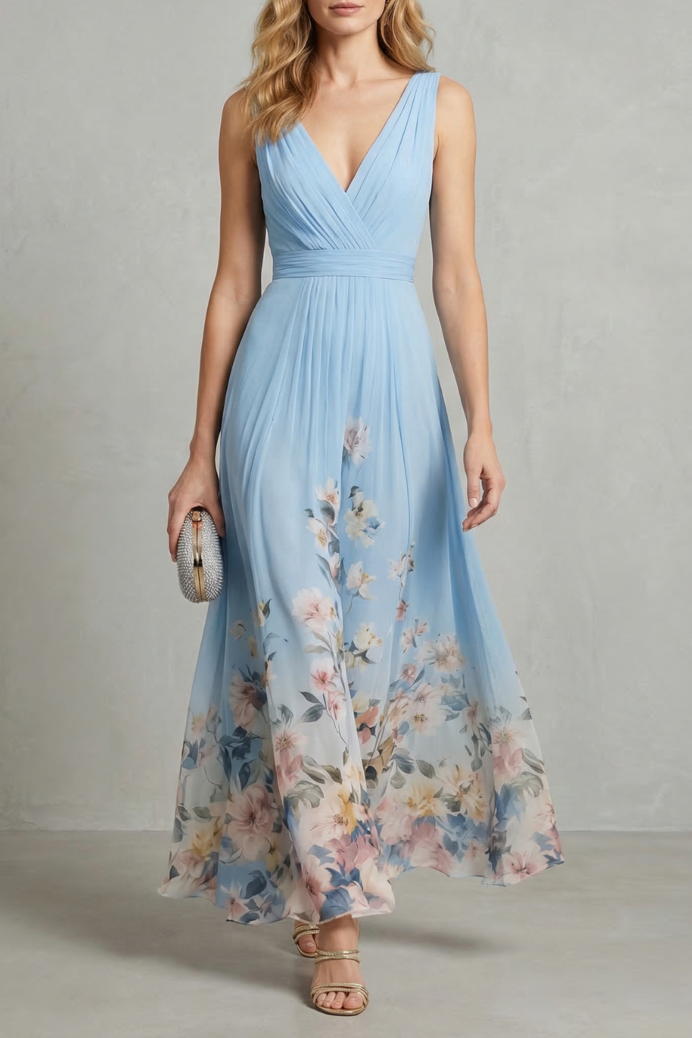 Serelisse – Romantic floral ombre – Maxi dress-10627720347991-OLVIA ROSE LONDON