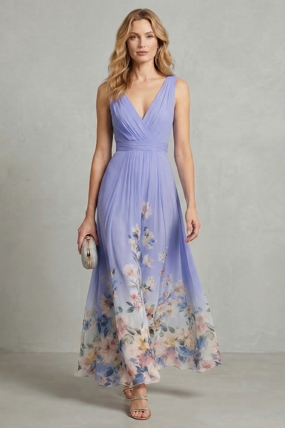 Serelisse – Romantic floral ombre – Maxi dress-10627720347991-OLVIA ROSE LONDON