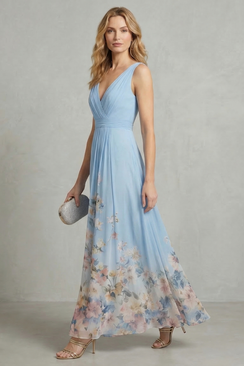 Serelisse – Romantic floral ombre – Maxi dress-10627720347991-OLVIA ROSE LONDON