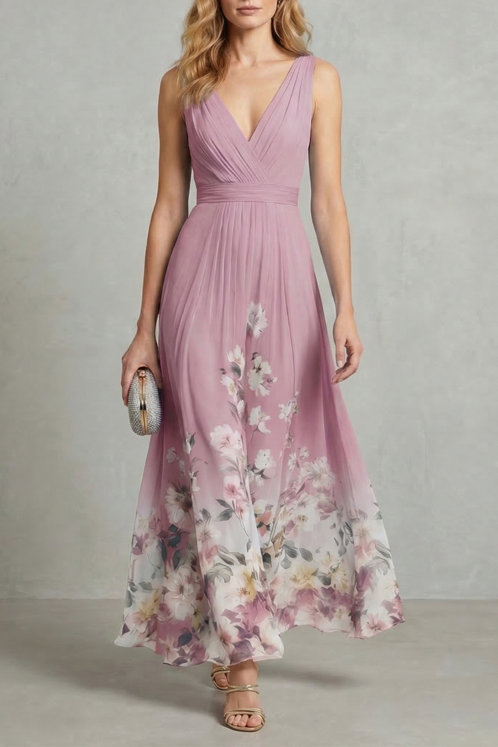 Serelisse – Romantic floral ombre – Maxi dress-10627720347991-OLVIA ROSE LONDON