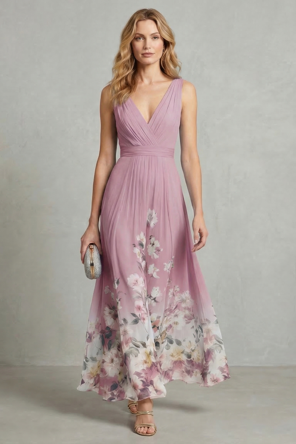 Serelisse – Romantic floral ombre – Maxi dress-10627720347991-OLVIA ROSE LONDON