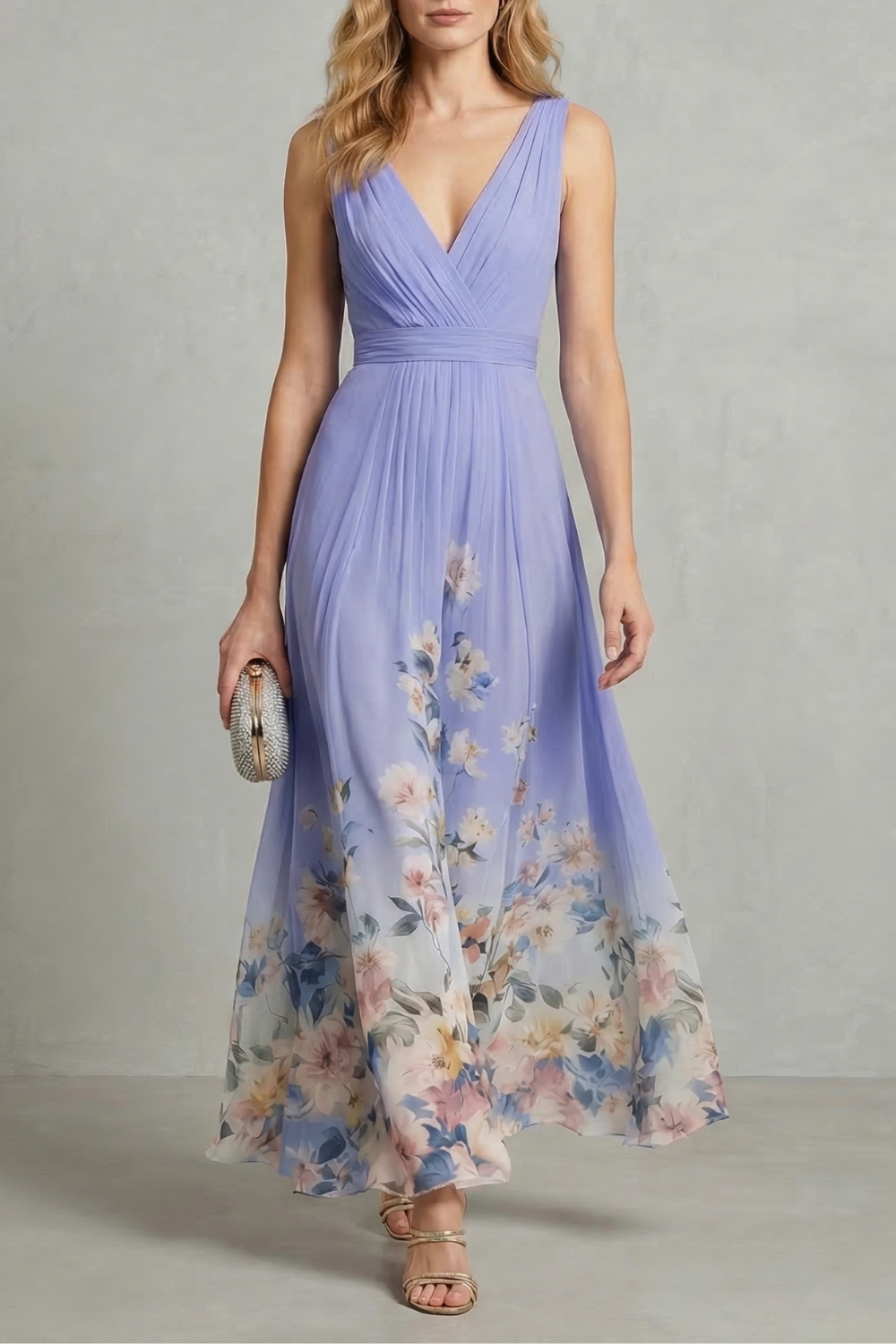 Serelisse – Romantic floral ombre – Maxi dress-10627720347991-OLVIA ROSE LONDON
