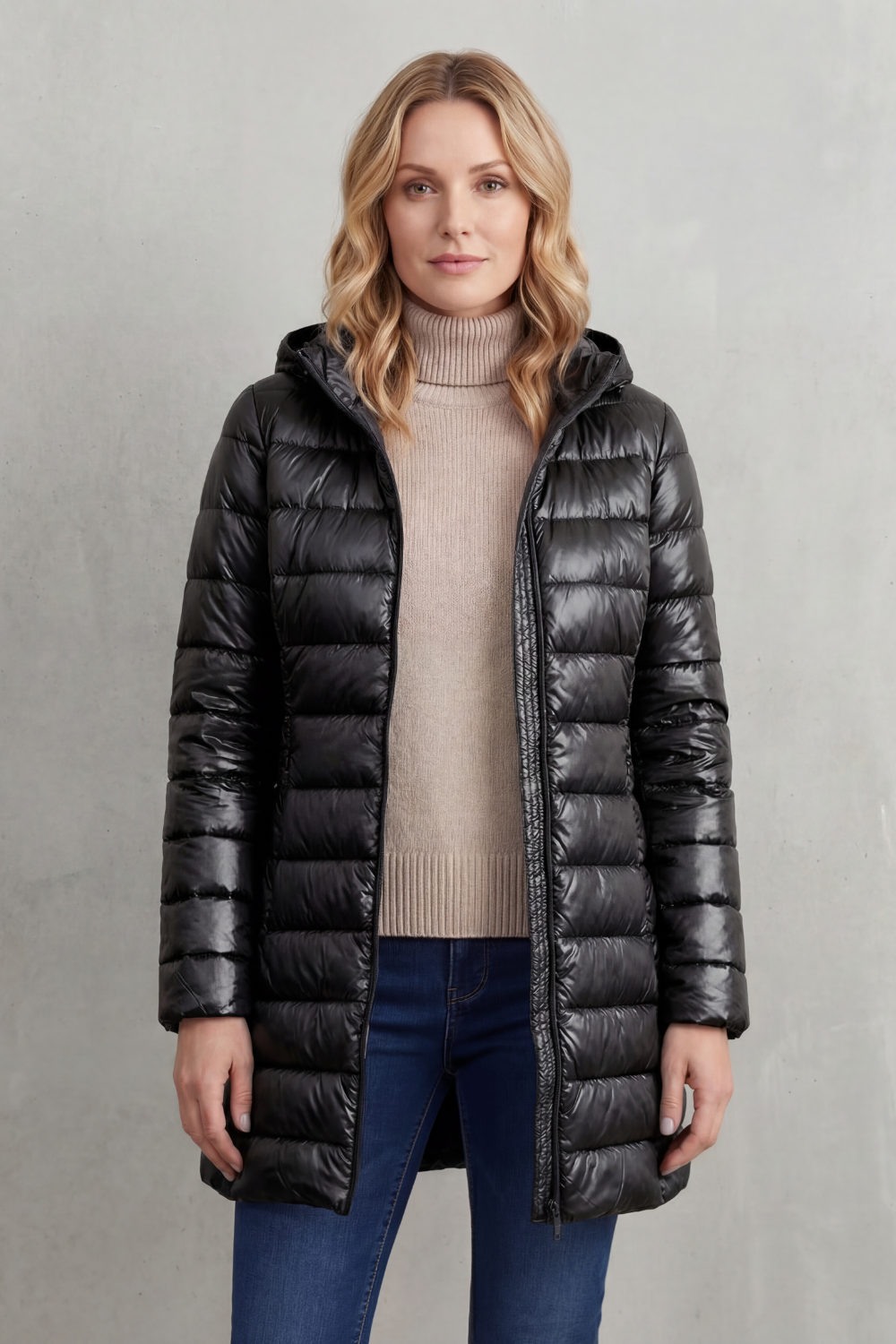 Serelune – Featherlight warmth – Hooded down jacket-10469896683863-OLVIA ROSE LONDON
