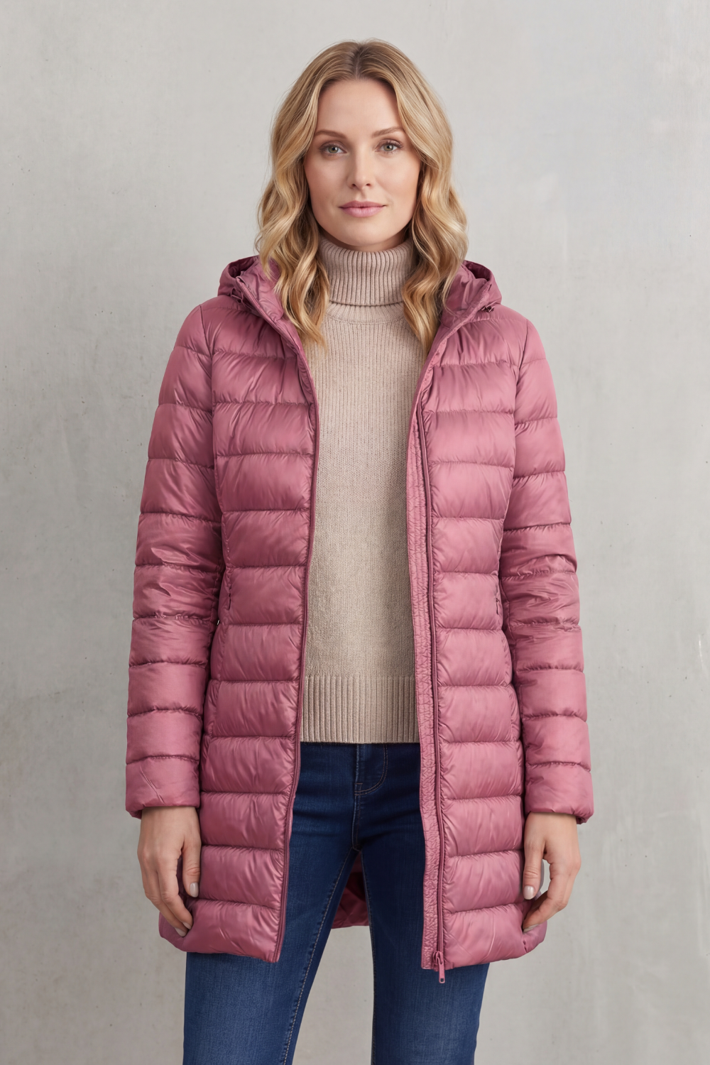 Serelune – Featherlight warmth – Hooded down jacket-10469896683863-OLVIA ROSE LONDON