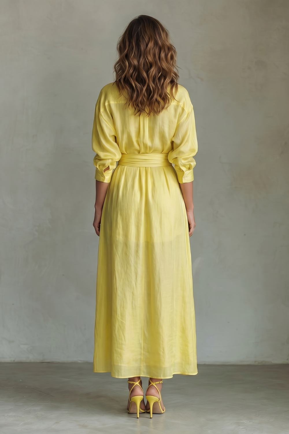 Solevera – Belted breezy elegance – Maxi dress-10914602287447-OLVIA ROSE LONDON