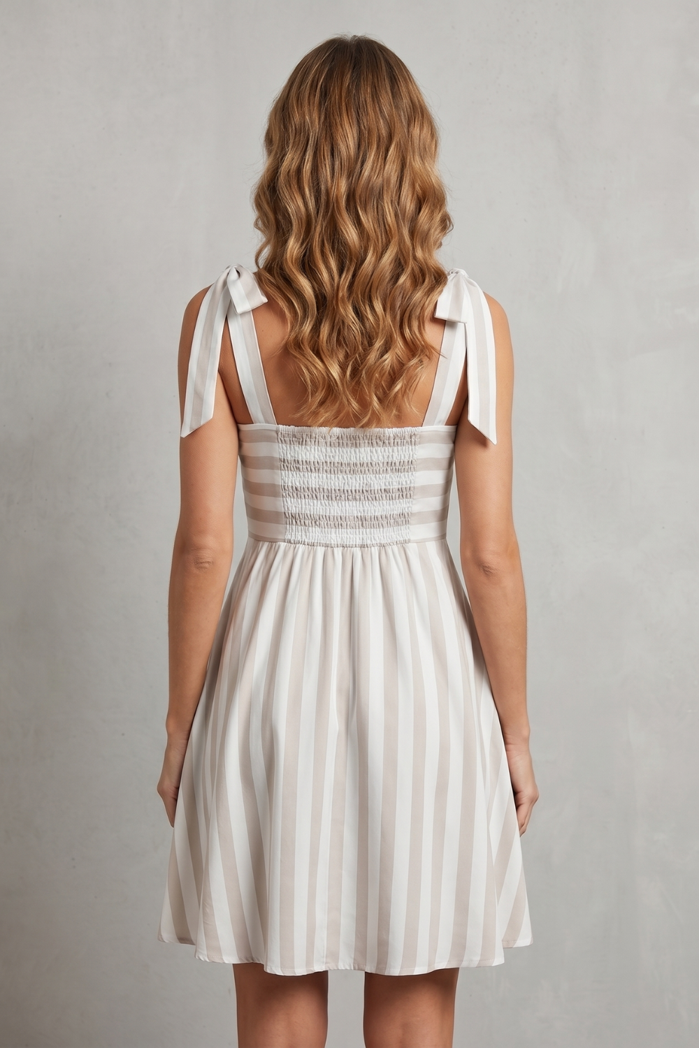 Sorelline – Delicate striped charm – Mini dress-10911740395863-OLVIA ROSE LONDON