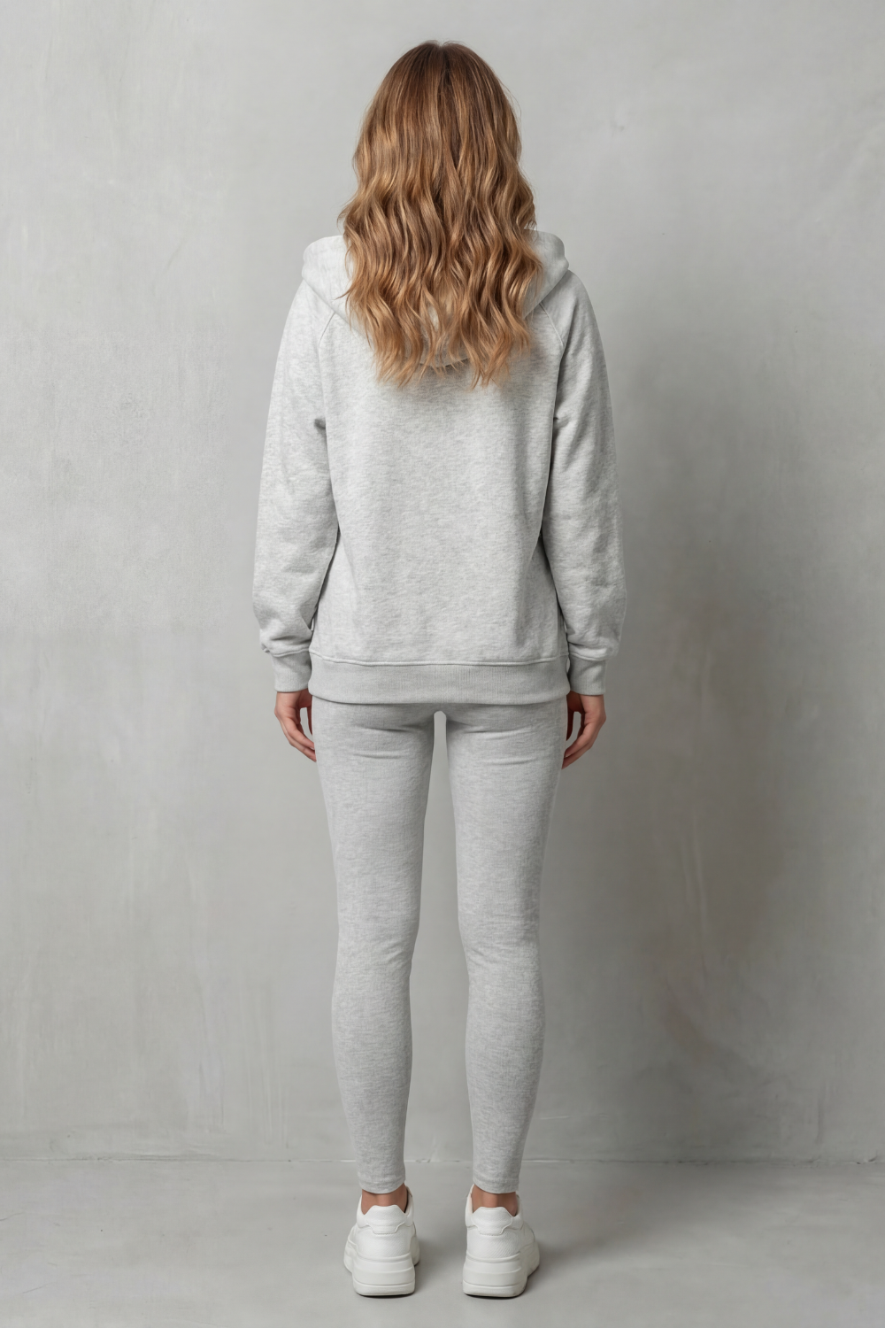 Thalina – Button detail hoodie – Cozy Relaxed Set-10490774618455-OLVIA ROSE LONDON