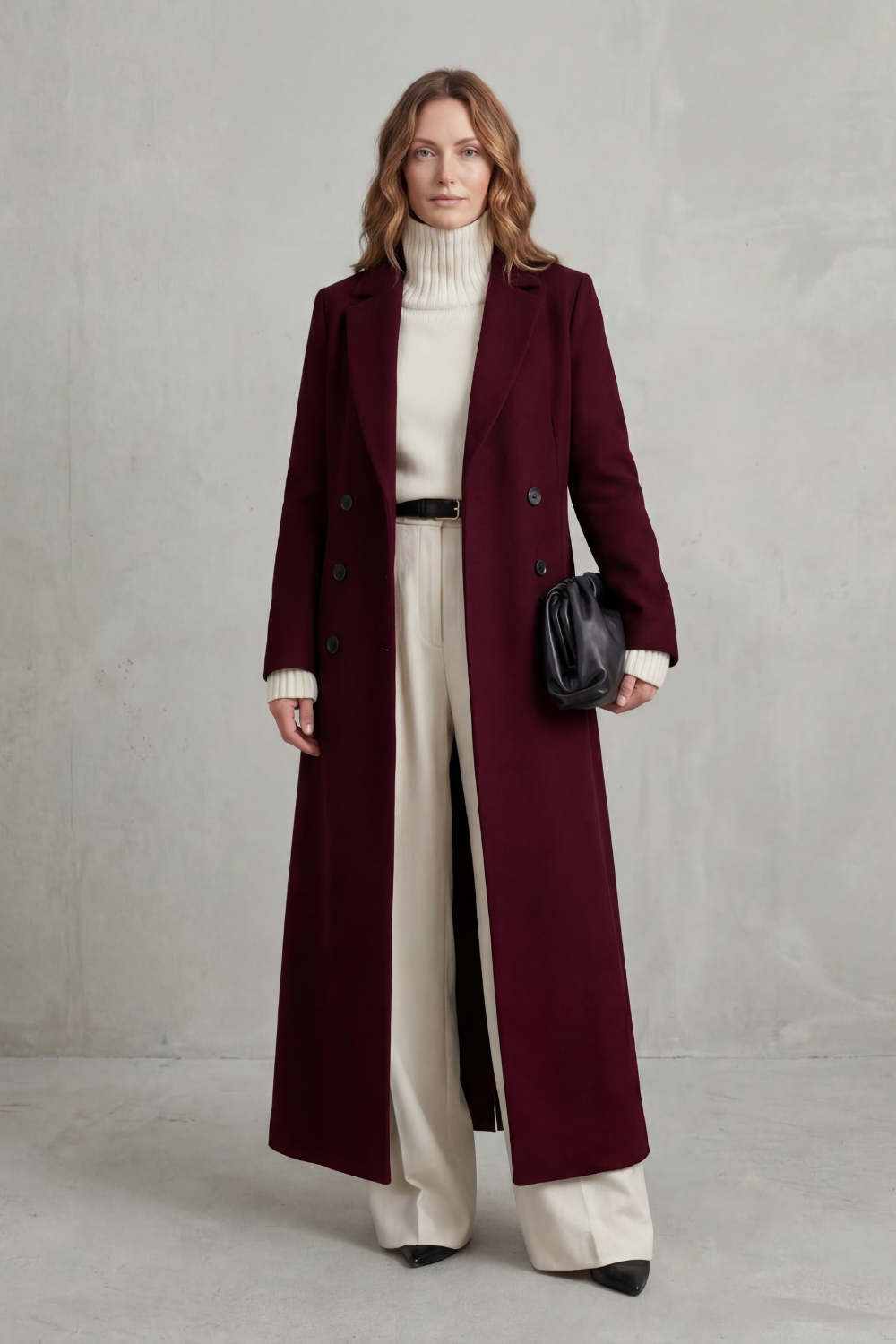 Valderine – Tailored fit – Long wool coat-10494037688663-OLVIA ROSE LONDON
