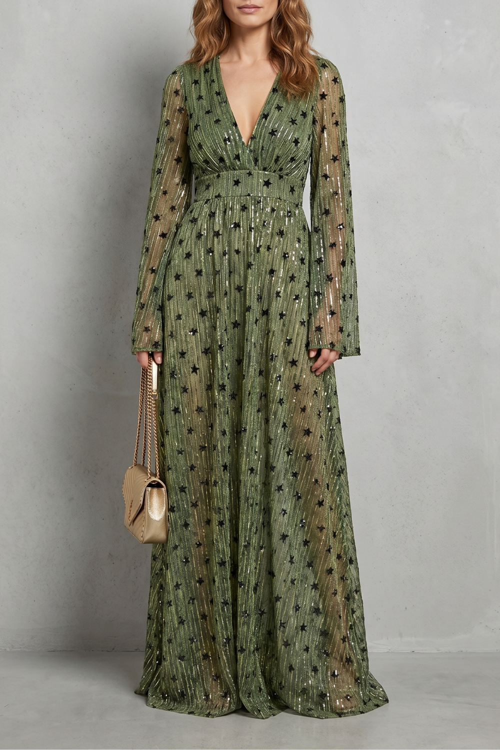 Valessia – Shimmering bohemian elegance – Maxi dress-10911113052503-OLVIA ROSE LONDON