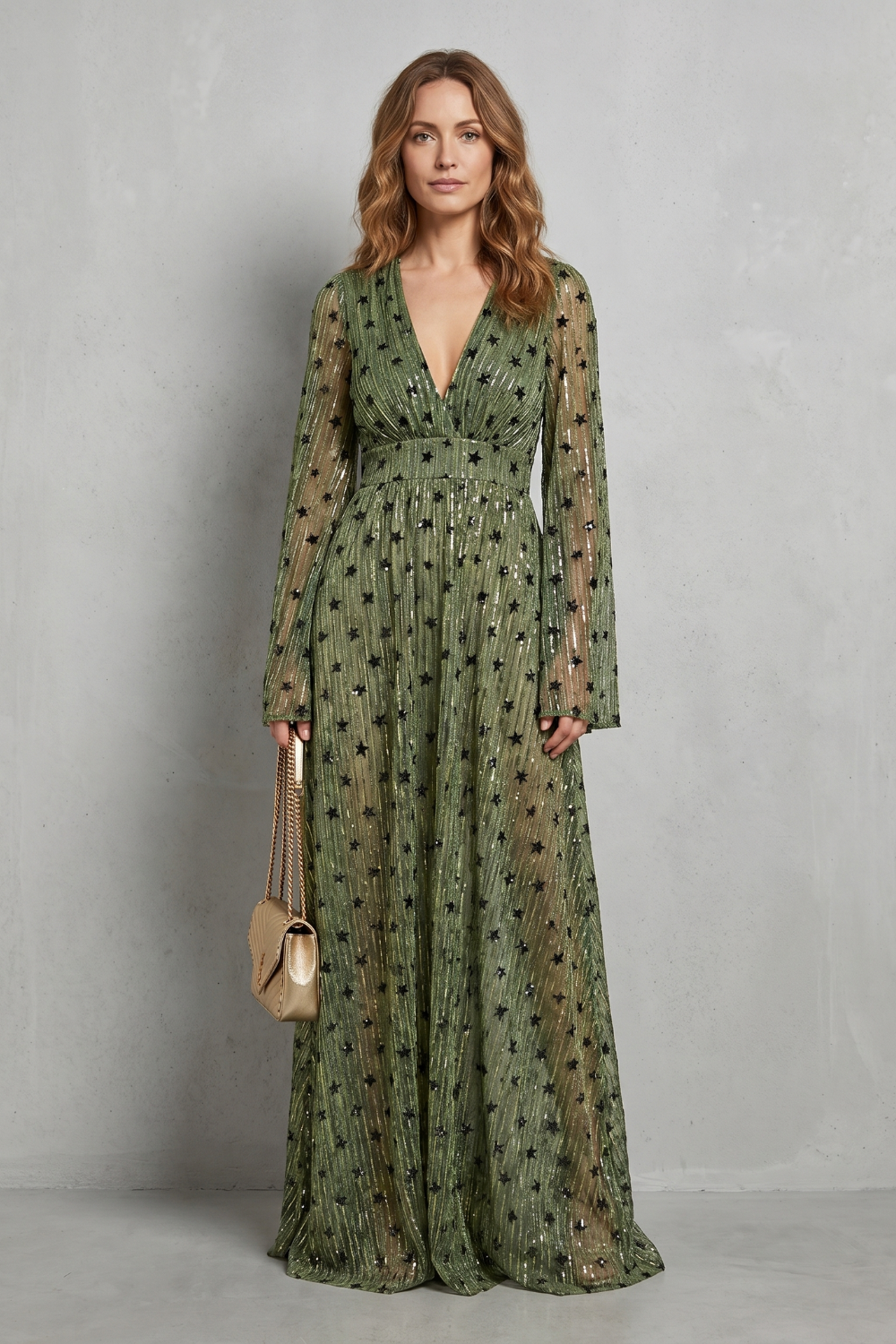 Valessia – Shimmering bohemian elegance – Maxi dress-10911113052503-OLVIA ROSE LONDON