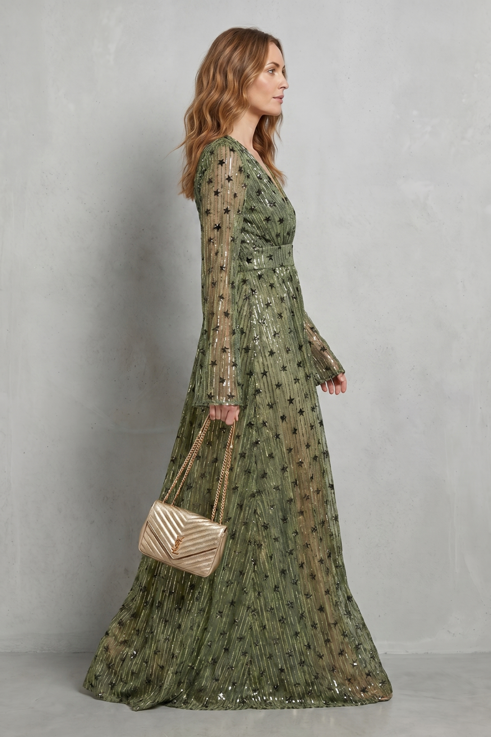 Valessia – Shimmering bohemian elegance – Maxi dress-10911113052503-OLVIA ROSE LONDON
