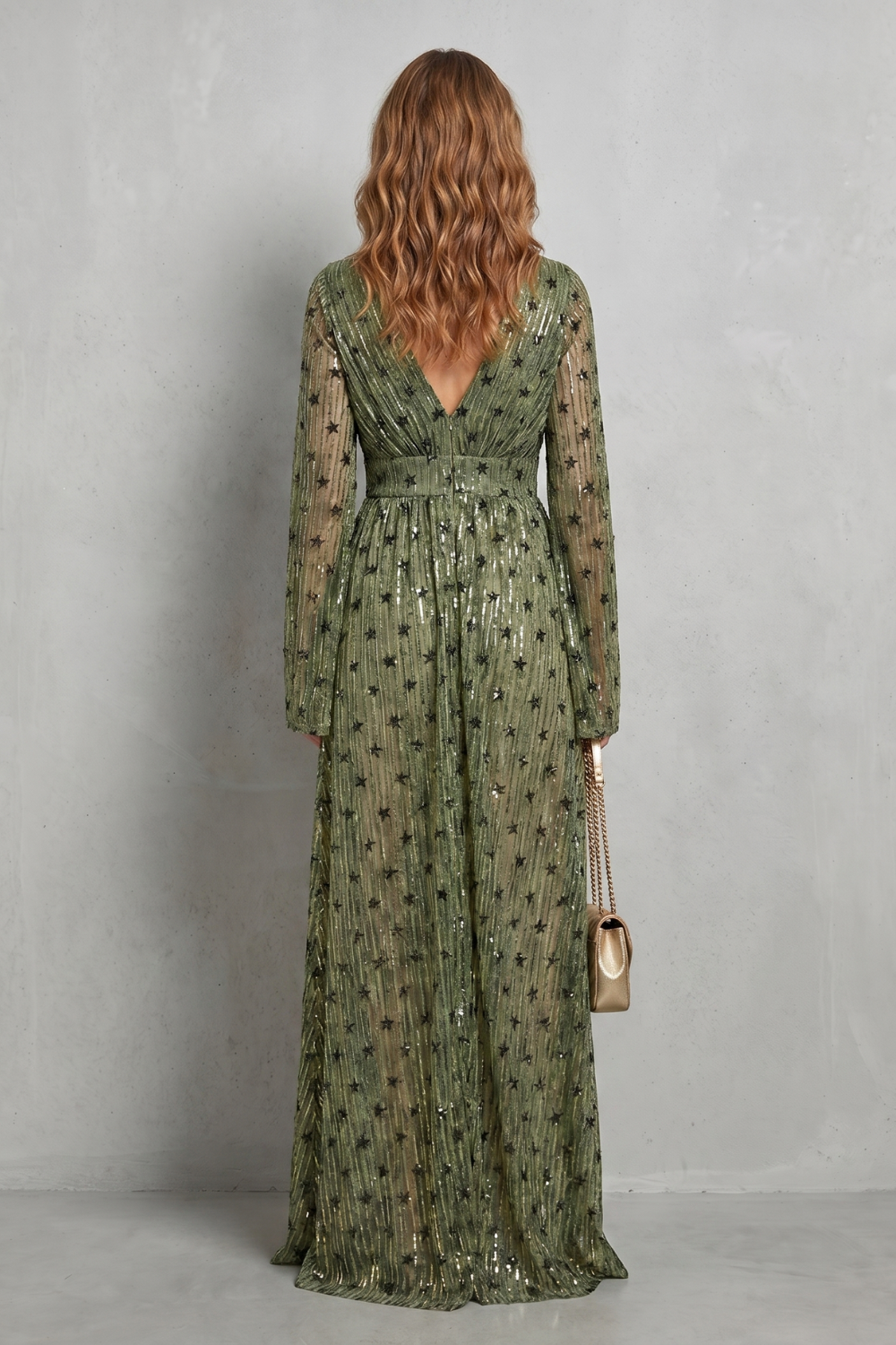 Valessia – Shimmering bohemian elegance – Maxi dress-10911113052503-OLVIA ROSE LONDON