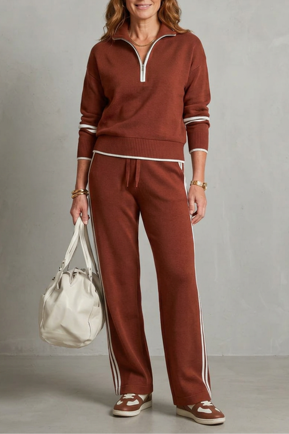 Vallora – Sporty contrast trim – Lounge set-10911790334295-OLVIA ROSE LONDON