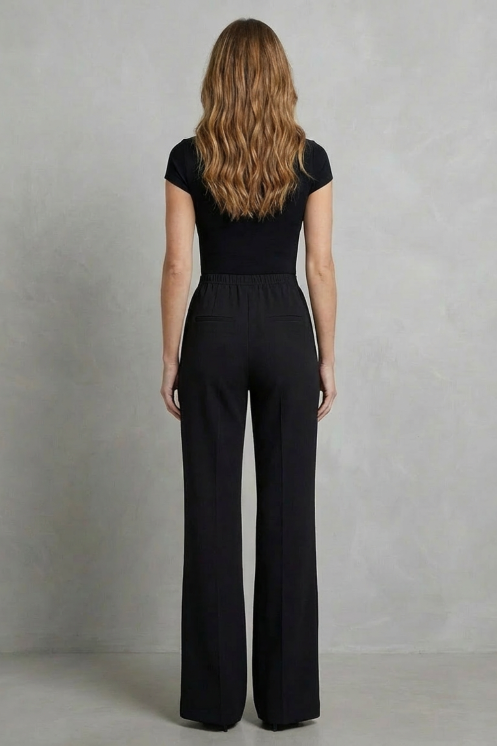 Velizza – Streamlined silhouette – High-waist wide-leg trousers-10507967398231-OLVIA ROSE LONDON