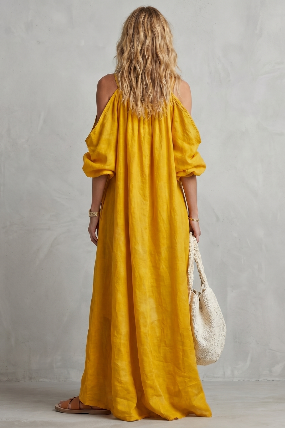 Velmira – Flowing bohemian silhouette – Maxi dress-10924862701911-OLVIA ROSE LONDON