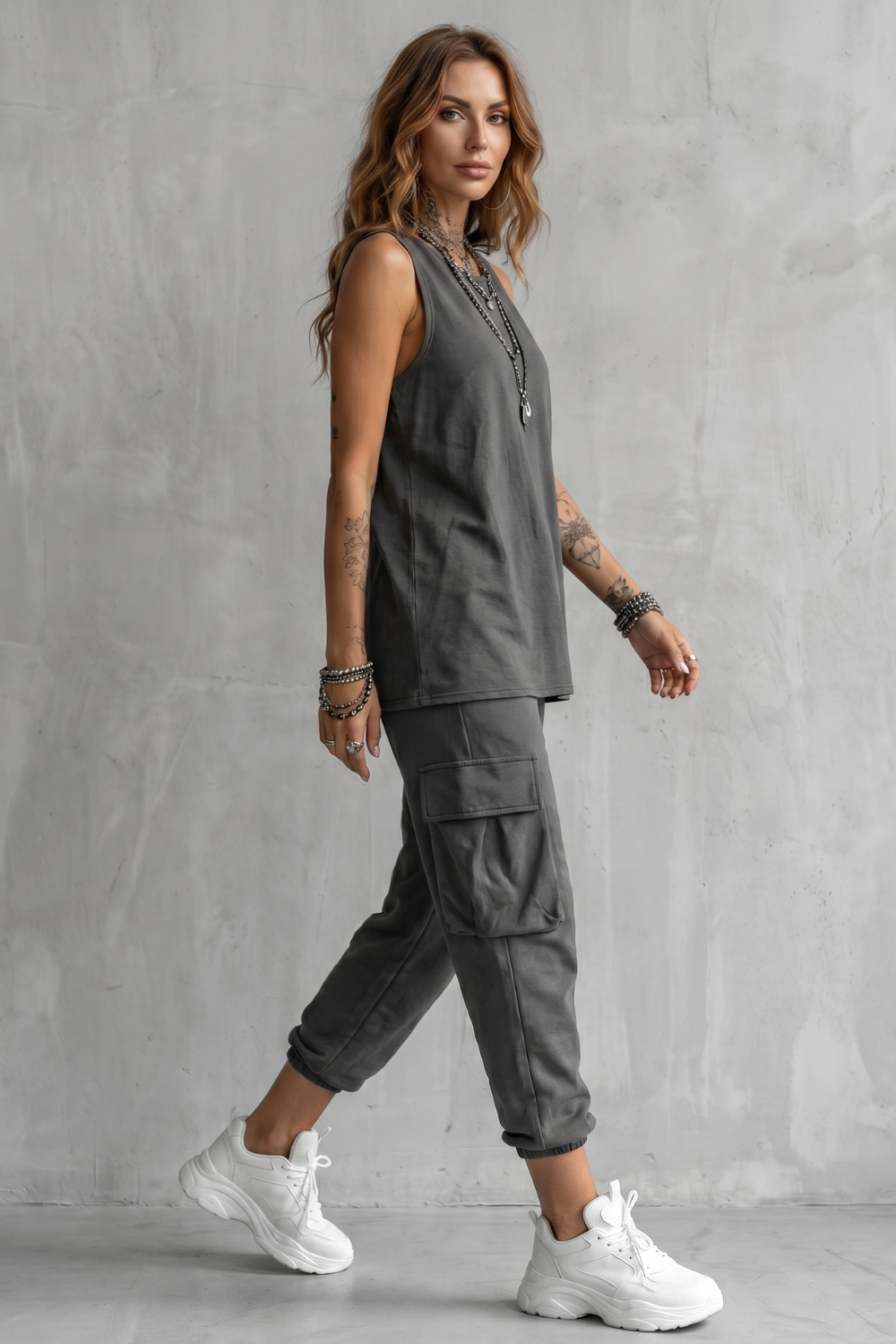 Velmora – Urban utility comfort – Two-piece set-10914602615127-OLVIA ROSE LONDON