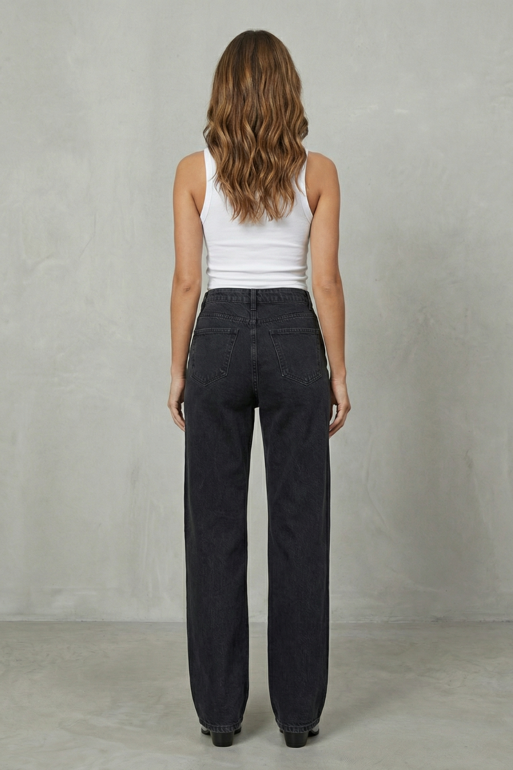 Velmoura – Crystal cut detail – Wide leg jeans-10427394457943-OLVIA ROSE LONDON