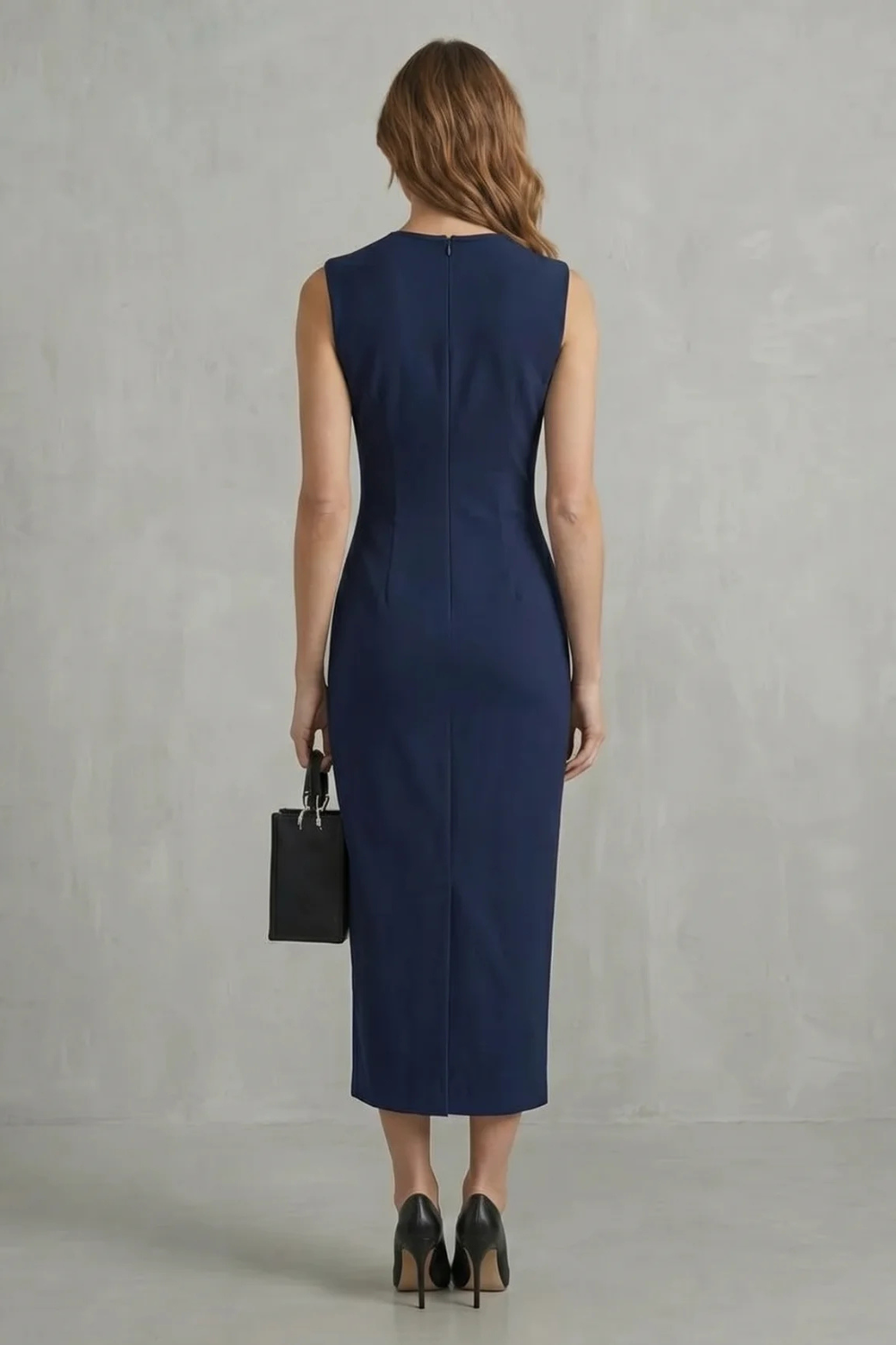 Veloura – Bold floral contrast – Midi dress-10642200166743-OLVIA ROSE LONDON