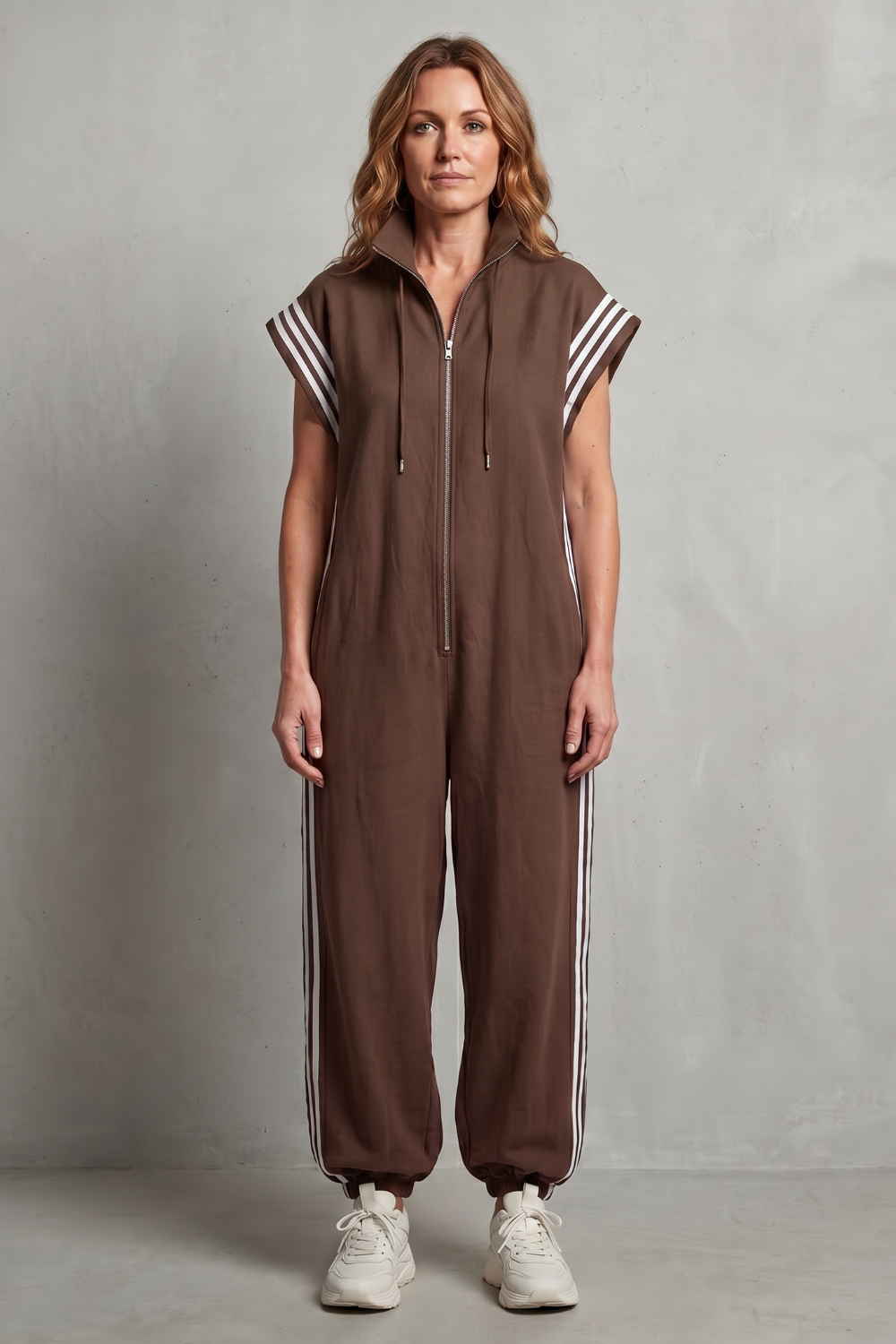 Veloura – Sporty stripe detail – Jumpsuit-10911807537495-OLVIA ROSE LONDON