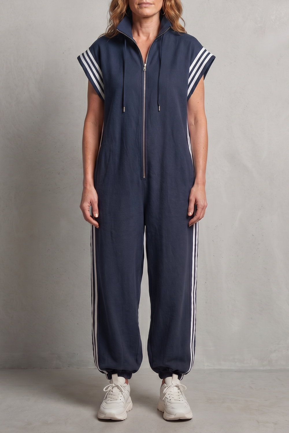 Veloura – Sporty stripe detail – Jumpsuit-10911807537495-OLVIA ROSE LONDON