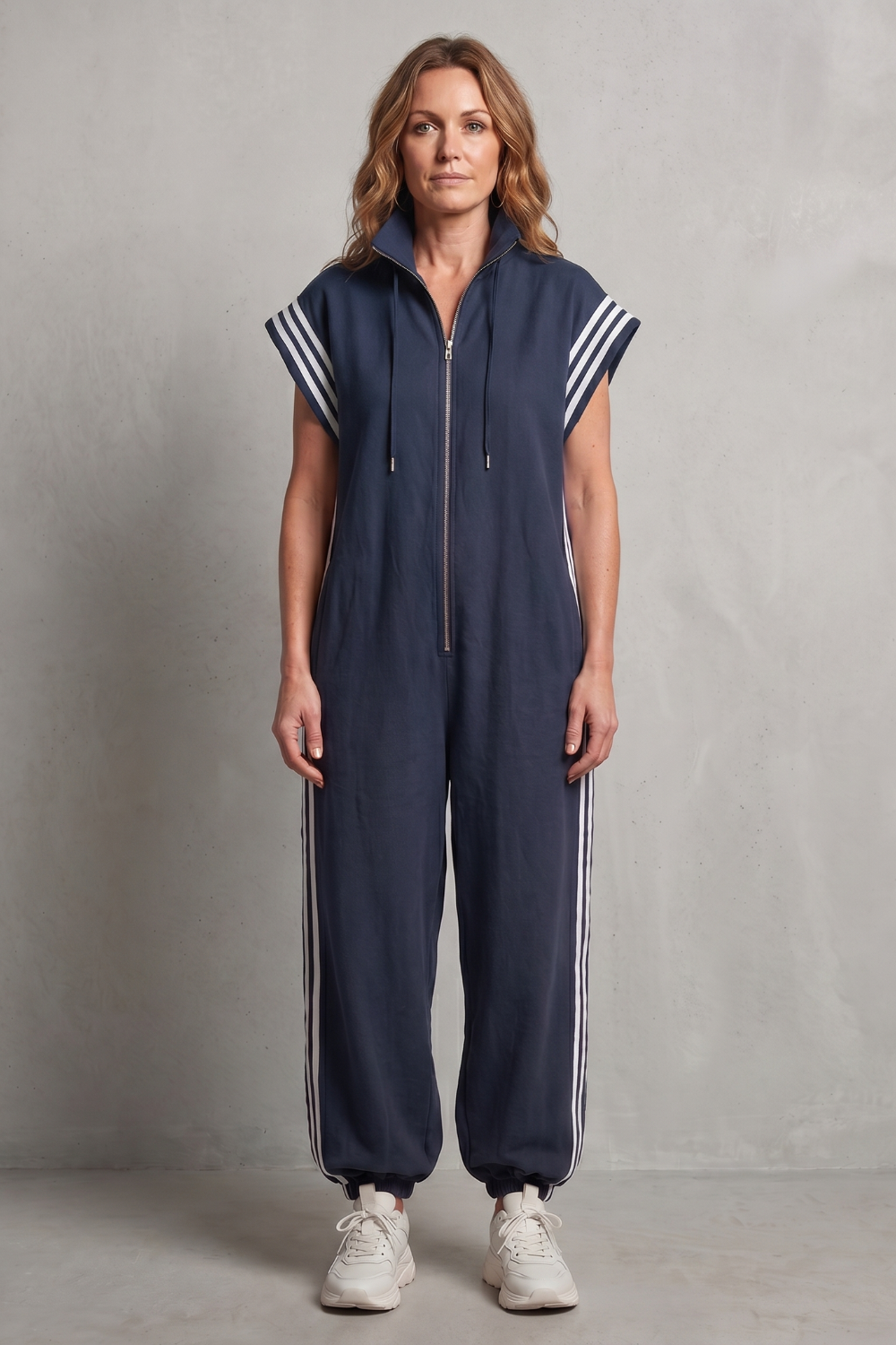 Veloura – Sporty stripe detail – Jumpsuit-10911807537495-OLVIA ROSE LONDON